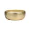 90oz English Garden Scented White 4 Wick Candle in Hammered Gold Bowl